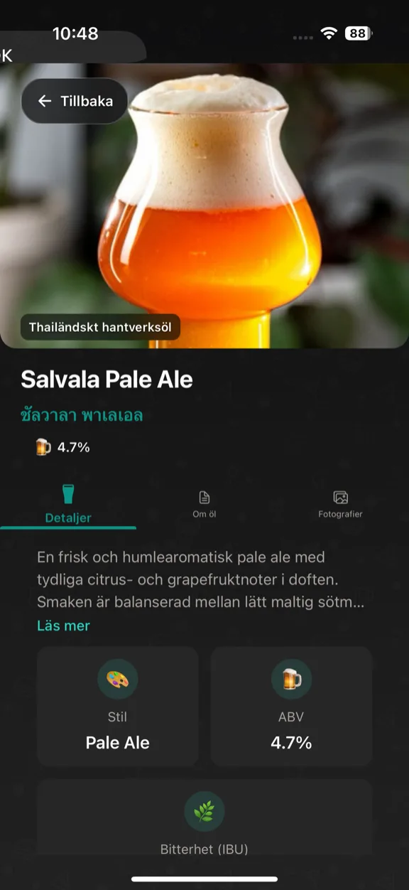 ScanYum Ölläge — taplistor, ölstilar, ABV och bryggeridetaljer